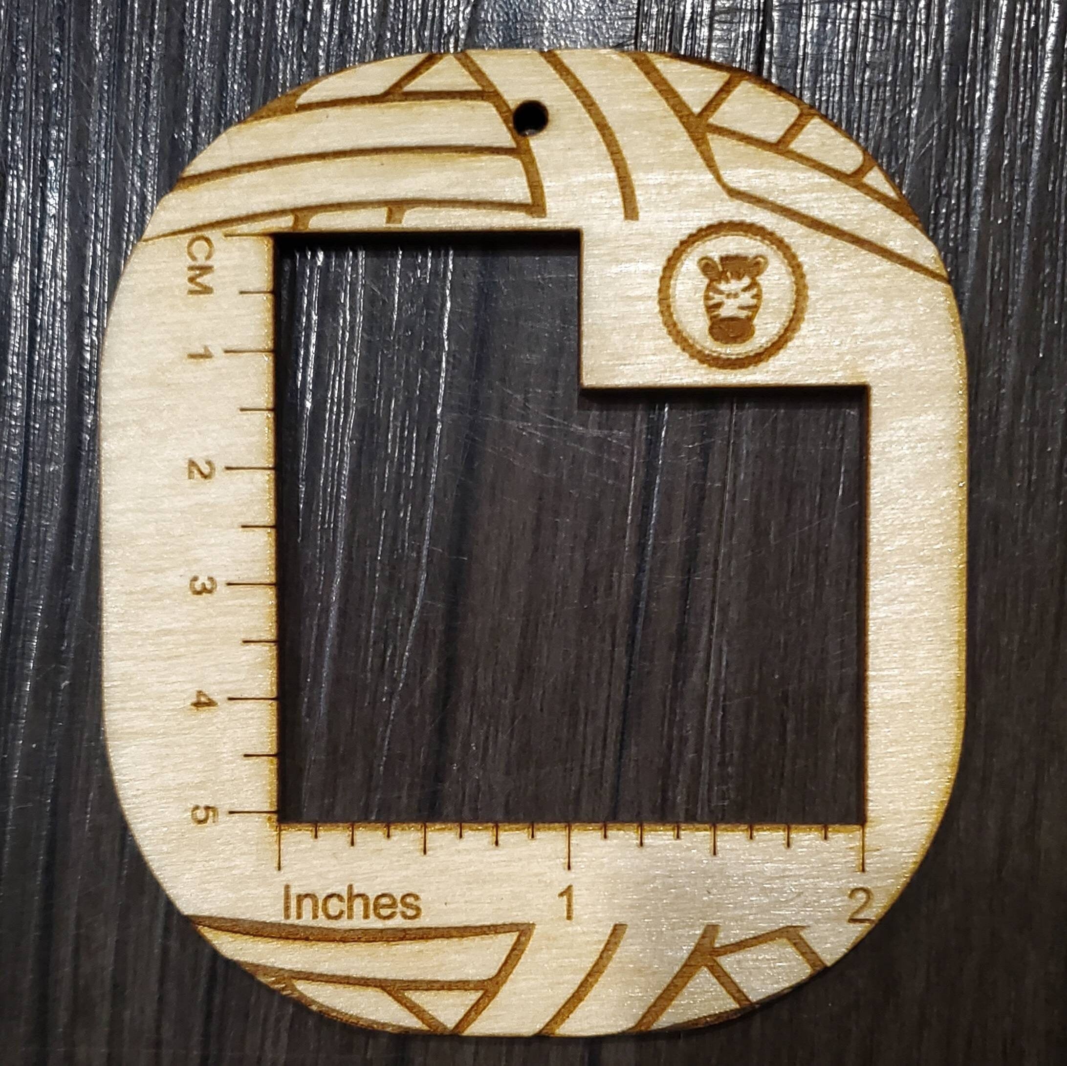 Wooden Measurement Keys Crochet Knit