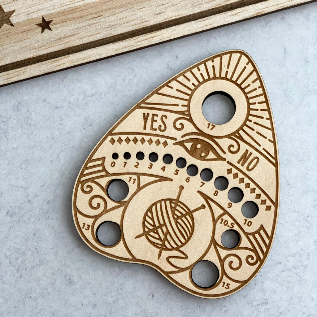 Ouija Knitting Needle Gauge