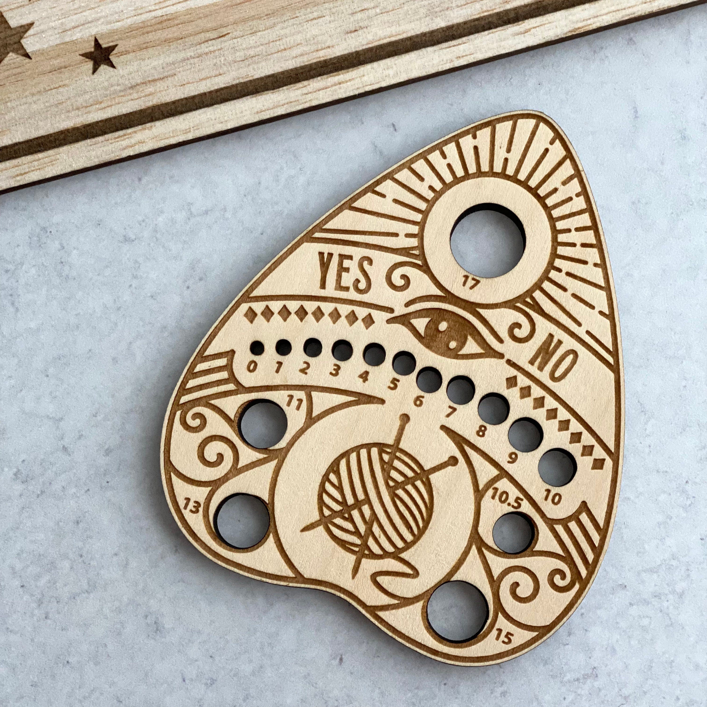 Ouija Knitting Needle Gauge
