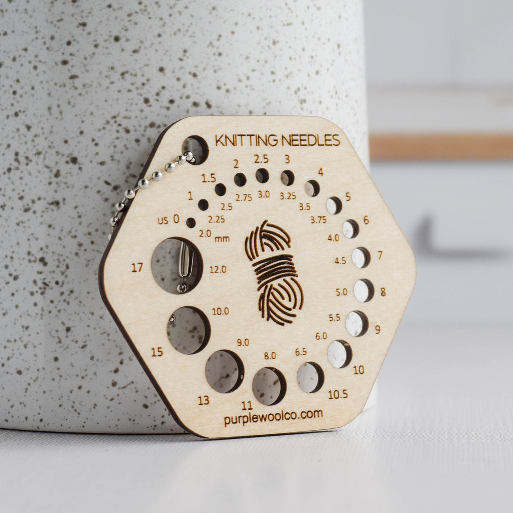 Needle Gauge Tool - Gifts for Knitters