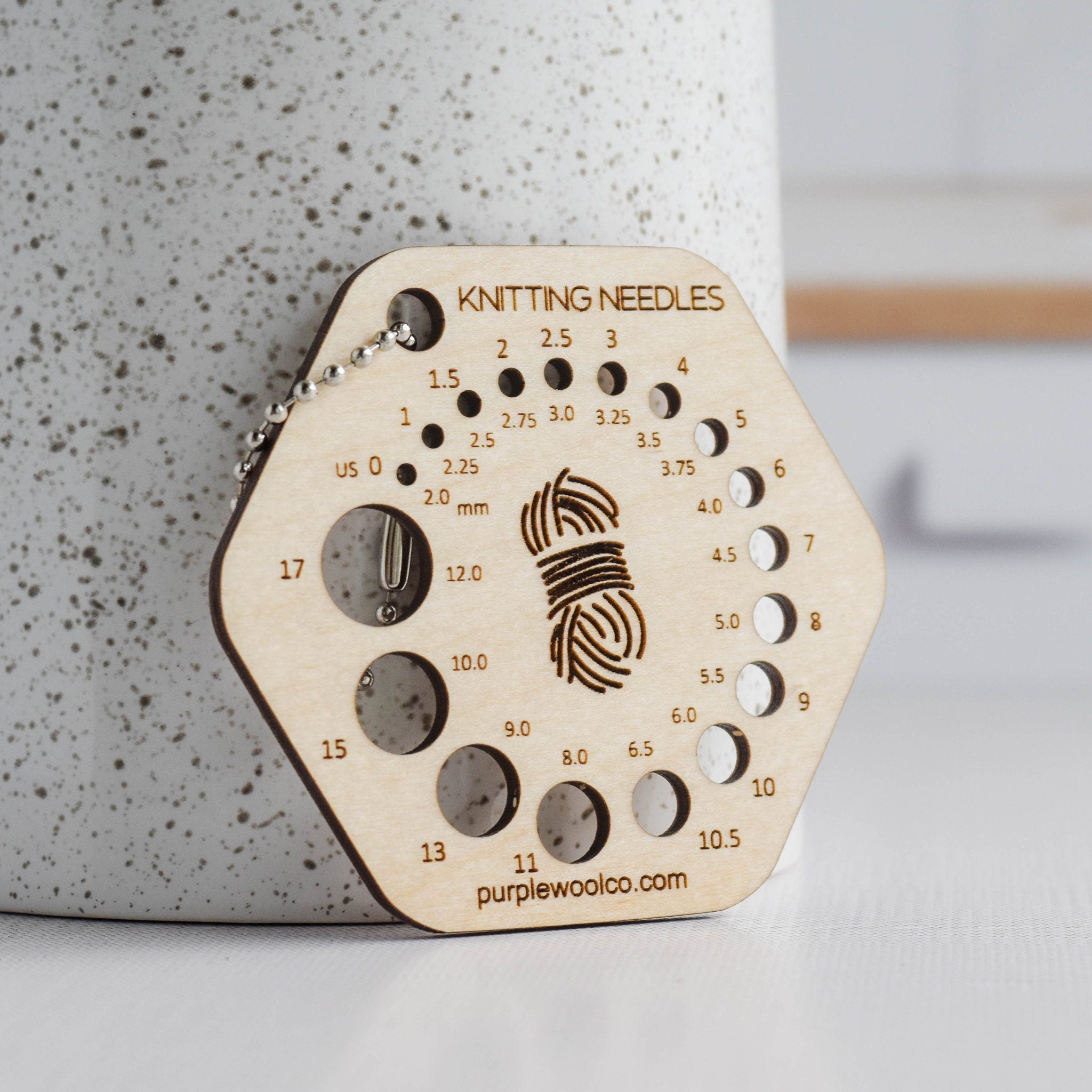 Needle Gauge Tool - Gifts for Knitters