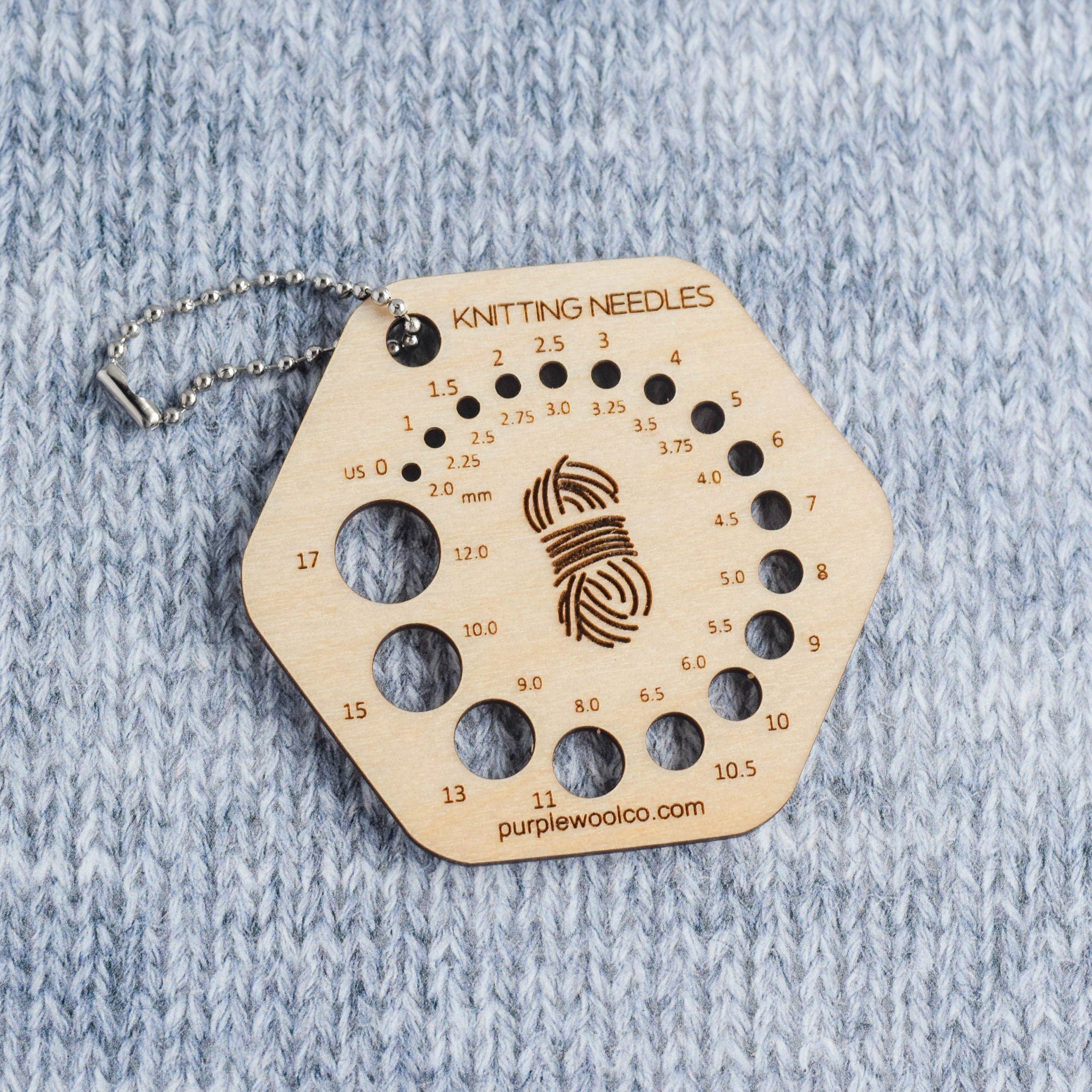 Needle Gauge Tool - Gifts for Knitters